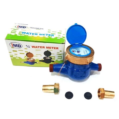 Imd Original Sni Iron Water Meter 1 2 Inch Sni Standard Pdam Water Meter Shopee Philippines