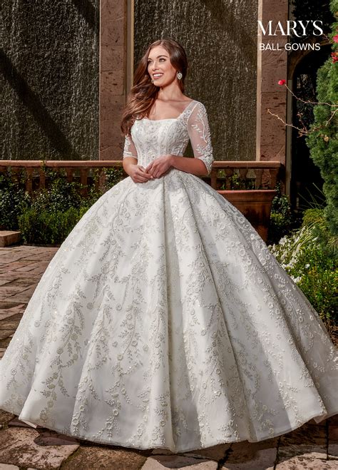 Bridal Ball Gowns Style Mb6076 In Ivory White Color