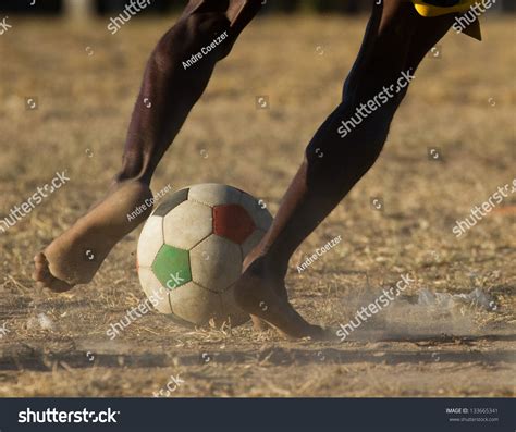 Barefoot Soccer Stock Photo 133665341 Shutterstock