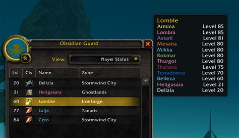 Guildwho Group Guild And Friends World Of Warcraft Addons