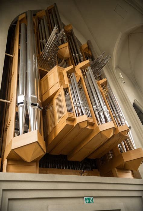 Pipe Organ Inside The Hallgrimskirkja Churchreykjavik Iceland