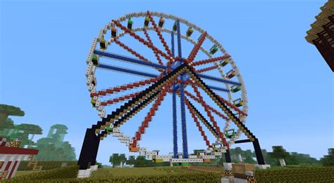 Today i decided to make a wheel of fortune wheel! Leah Land Ferris wheel Minecraft Project