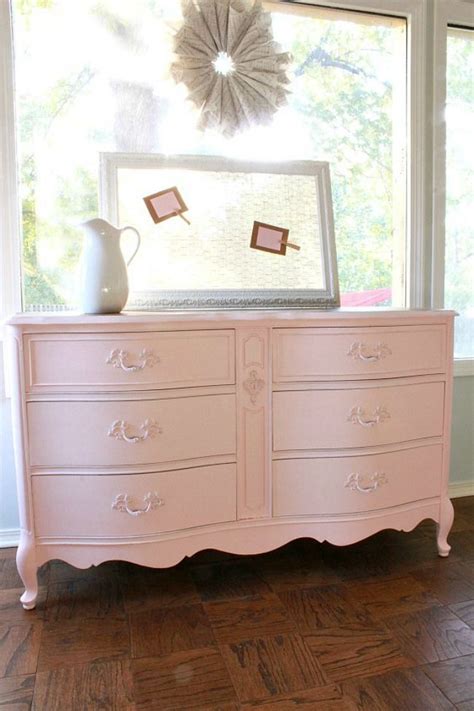 Beautiful Blush Pink Painted French Dresser Pink Painted Furniture