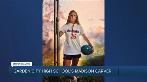 Wxyz Senior Salutes Garden City High Schools Madison Carver Youtube