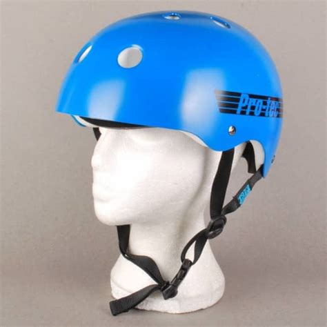 Pro Tec Classic Skate Helmet Satin Blue Retro Accessories From
