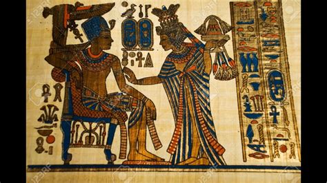 Ancient Egyptian Papyrus Paintings Youtube