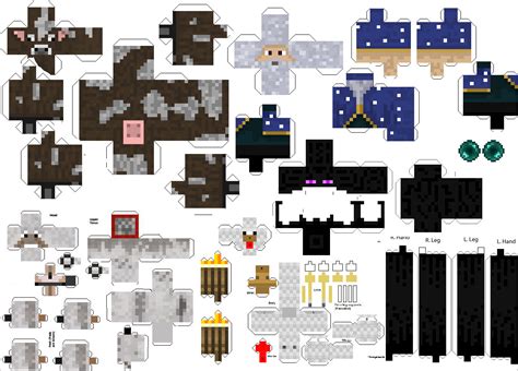 Printable Minecraft Papercraft Models Printable Papercrafts