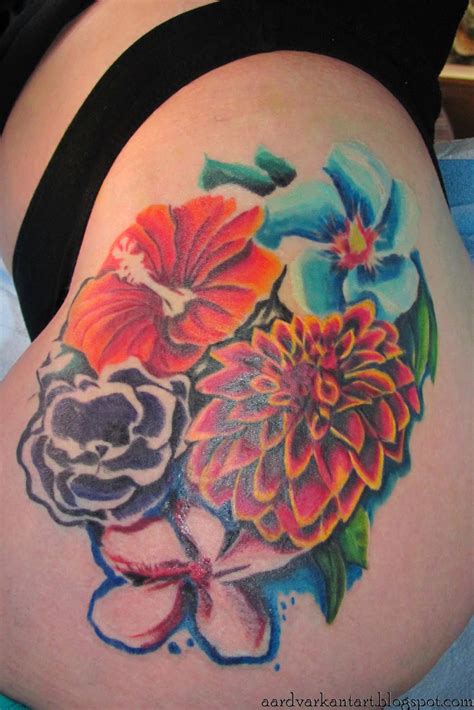 Hawaiian Flower Tattoos 30 Artistic Collection Slodive