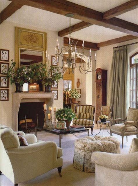 What you cannot miss in a country living room is a fireplace that brings a look of cosiness and warmth to your interiors. 20 Impressive French Country Living Room Design Ideas ...