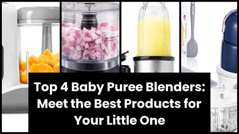 Puree Blender For Babies Top 4 Baby Puree Blenders Meet The Best