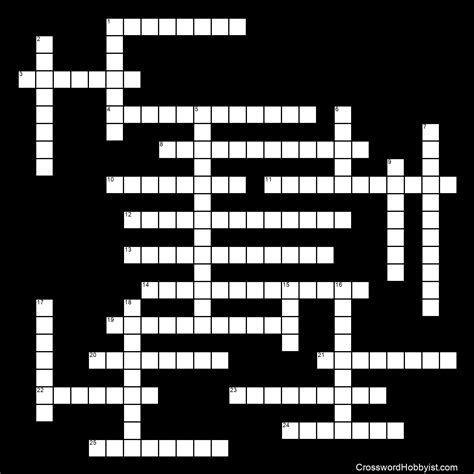 Capitals as Clues to States - Crossword Puzzle