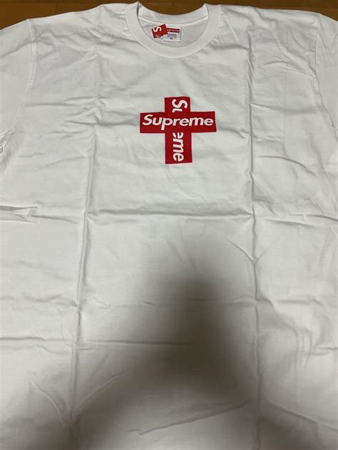 サイズにな Supreme Supreme Cross Box Logo White Xl 送料込の通販 By Naos Shop