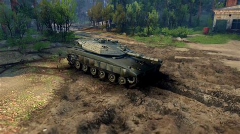 Merkava Tank Spintires 030316 • Spintires Mods Mudrunner Mods
