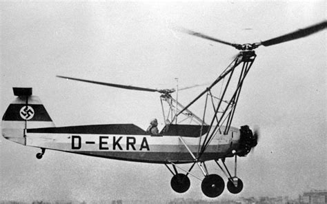 Focke Wulf Fw 61 Prvi Helikopter 1936 Povijesthr