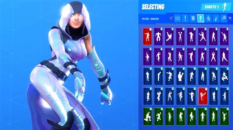 🔥 New Fortnite Glow Skin Showcase With All Dances And Emotes Exclusive