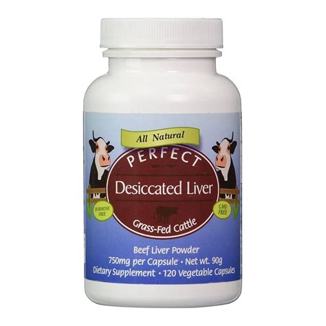 Perfect Nutrition® Desiccated Beef Liver Capsules