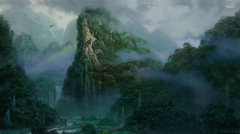 Misty Alien Jungle Alien Landscapes I Could Live With Pinterest