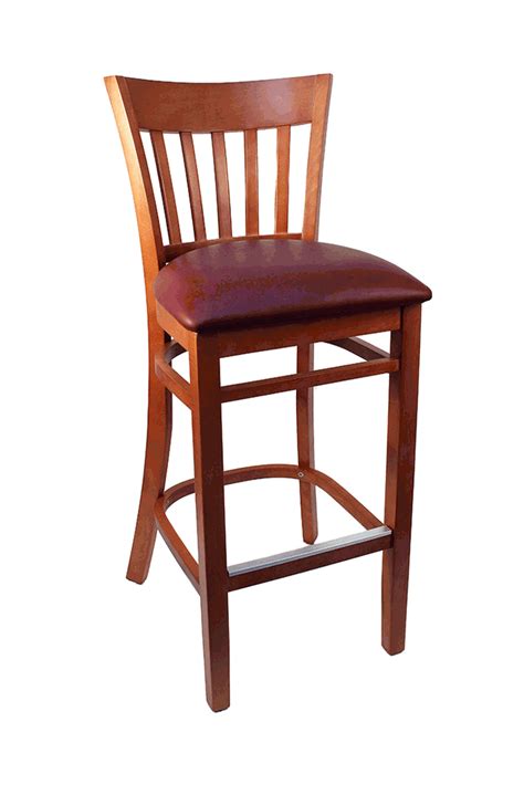 Maybe you would like to learn more about one of these? GLADIATOR Cherry Vertical Back Wooden Bar Stool with Wine ...