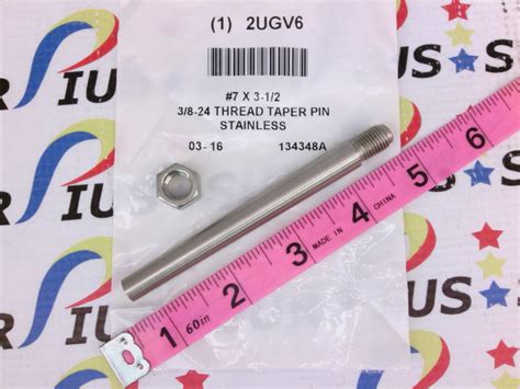 Stanlok Ttp0700350ss 7 X 3 12 In Threaded Taper Pin 18 8 Ss Surpius