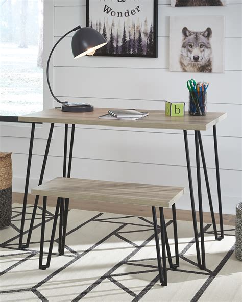 Blariden Desk With Bench By Signature Design By Ashley The Furniture Mall