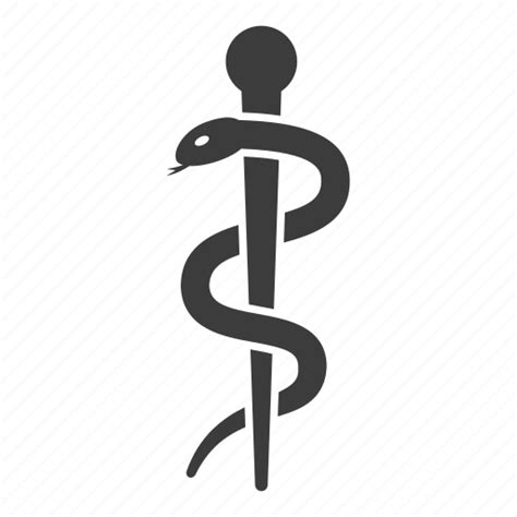 Caduceus Healthcare Medical Medicine Pharmacy Snake Icon