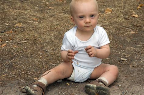 Cute Baby Boy In Park Picture Image 6566117