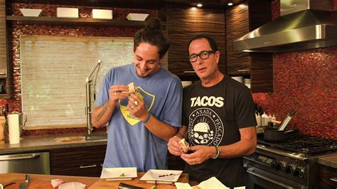 Check out his video recipes made on his evo below. sam and his sons — THE TV SHOW — SAM THE COOKING GUY