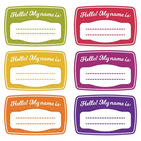 Cubby Name Tags Free Printable