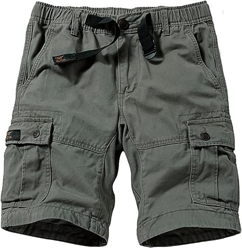 Akarmy Mens Cargo Shorts Relaxed Fit Outdoor Twill Casual Shorts