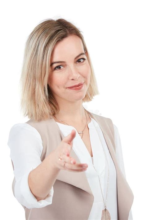 I Believe Introductions Are In Order Studio Shot Of A Young Woman