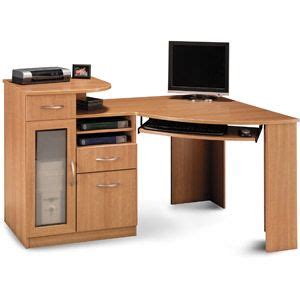 On the one side, it is completely customized to your computer, and the second this amazing corner office has a lower section with a doored cabinet for storing a printer. Most functional desk: $199, printer shelf, file drawer ...
