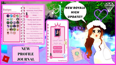 New Journals Customizable Royale High Updates Roblox Royale