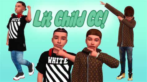 Sims 4 Custom Content Cas Cc Finds Child Cc Folder 2019