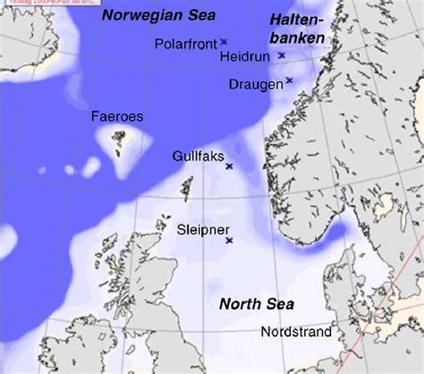 Situation Map Of North And Norwegian Sea Also Marked Is The Island Of