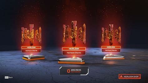Apex Legends What Are The Chances Of Getting Heirloom Shards