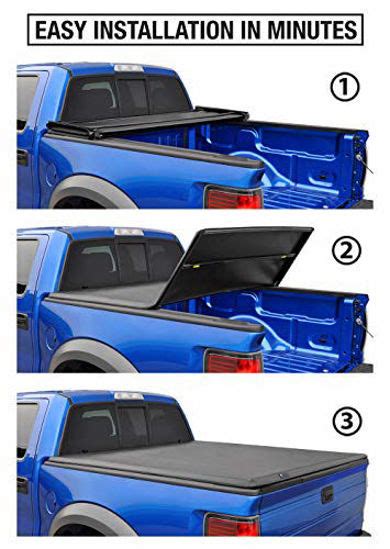 Getuscart Tyger Auto T3 Soft Tri Fold Truck Bed Tonneau Cover