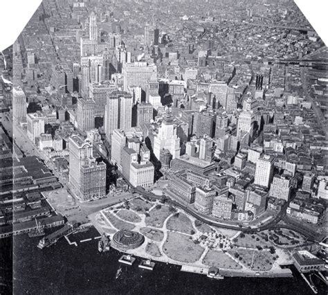 Aerial Photograph Of Lower Manhattan And Its Skyscrapers 1924