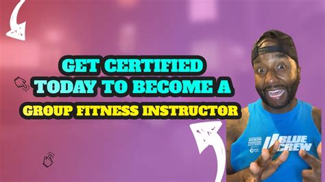 Become A Group Fitness Instructor Youtube