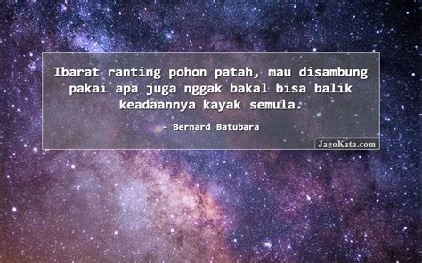Perkara yang terjadi secara kebetulan meninggalkan kesan buruk. 9 Kata-kata ranting - JagoKata