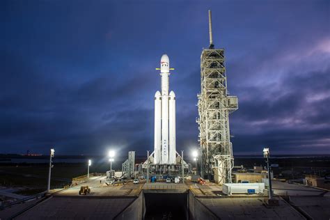 Wallpaper Spacex Falcon Heavy Rocket Photography 3000x2000