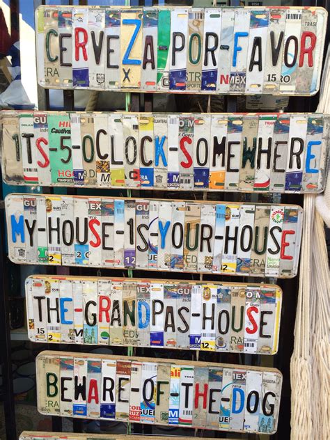 Our personalised number plate ideas can help you to get your true identity across through the vehicle you're driving; License plate art Todos Santos | License plate art ...