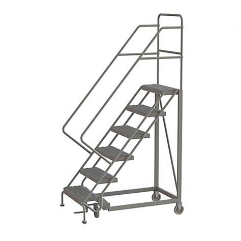 Tri Arc Rolling Ladder 60 In Platform Ht 17 In Platform Dp 24 In