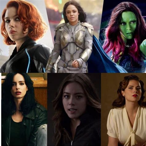 who is your favorite female character movies and shows marvel superheroes female