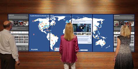 inTouch™ Interactive Walls | T1Visions | Interactive walls, Interactive design, Interactive display