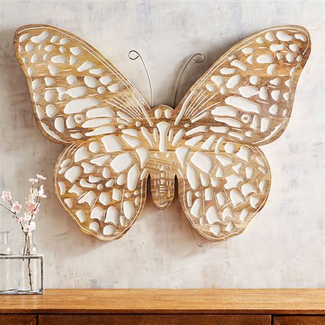 Carved Butterfly Wall Decor Pier 1 Imports Butterfly Wall Decor