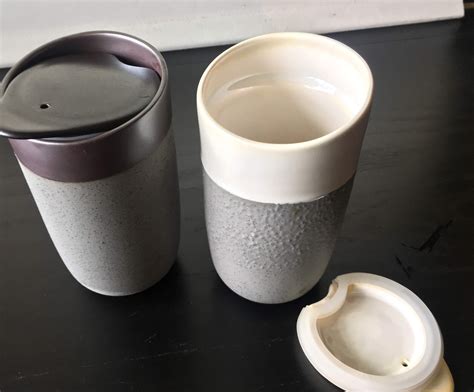 Ceramic Mug With Lid 12 Oz Travel Mug Tea Coffee Etsy