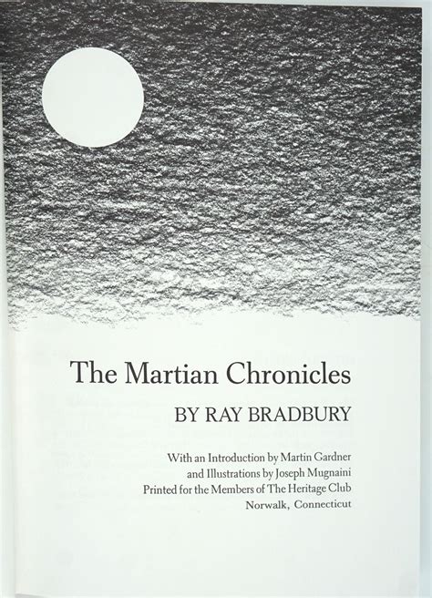 The Martian Chronicles Ray Bradbury