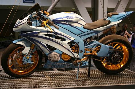 R6 Custom Blue Motos Esportivas Carros E Motos Motos