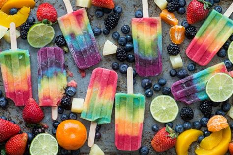 Rainbow Popsicles The First Year