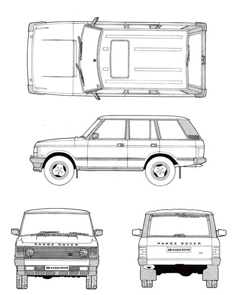 Blueprint Range Rover Classic Range Rover Land Rover